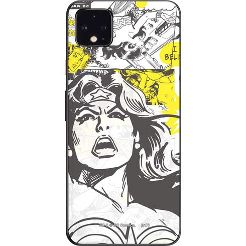 DC Comics Wonder Woman Vintage Comic Art Google Pixel 4 XL Skin